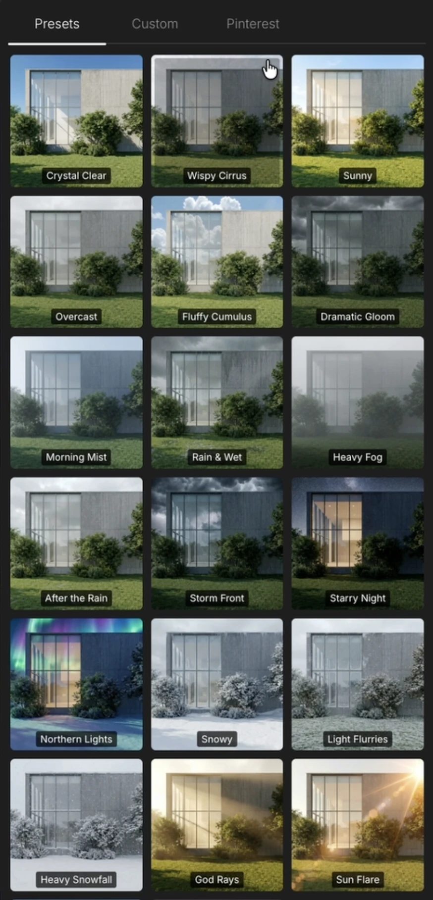 AlphaRender generated variations