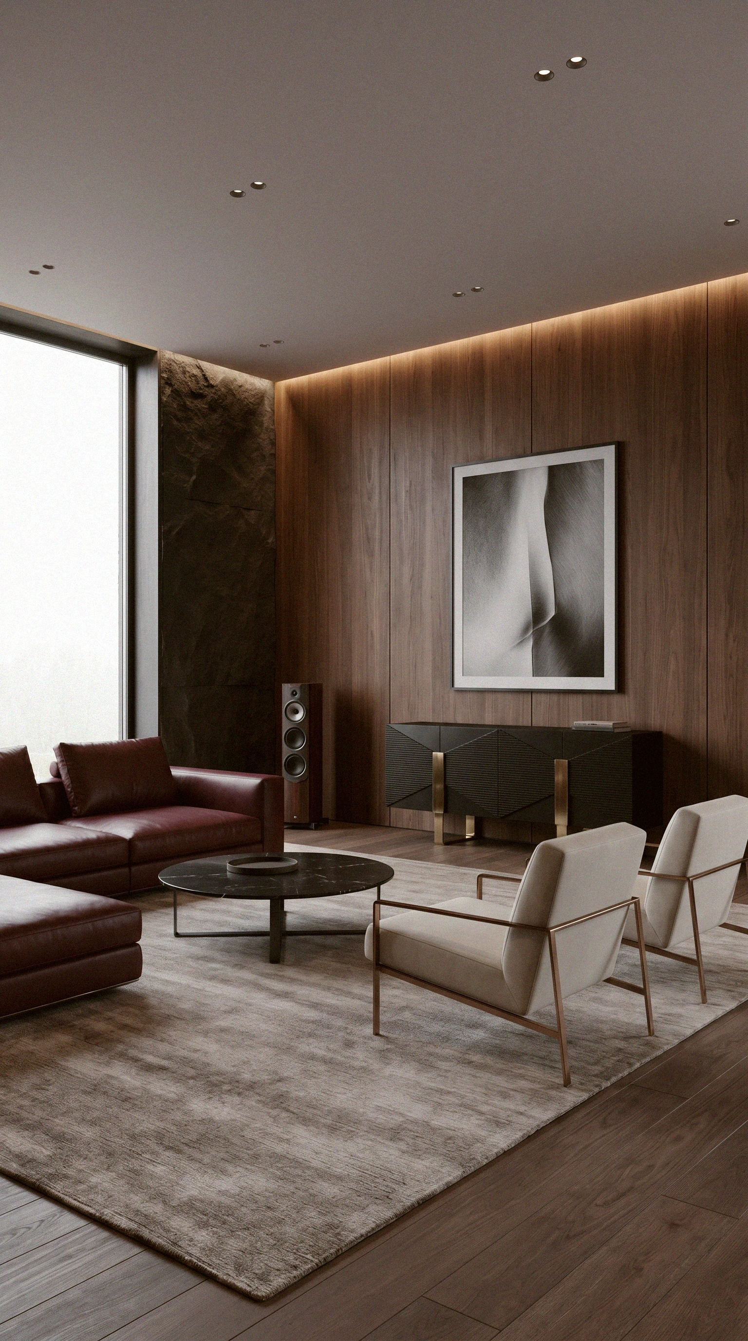 Architectural visualization created with AlphaRender