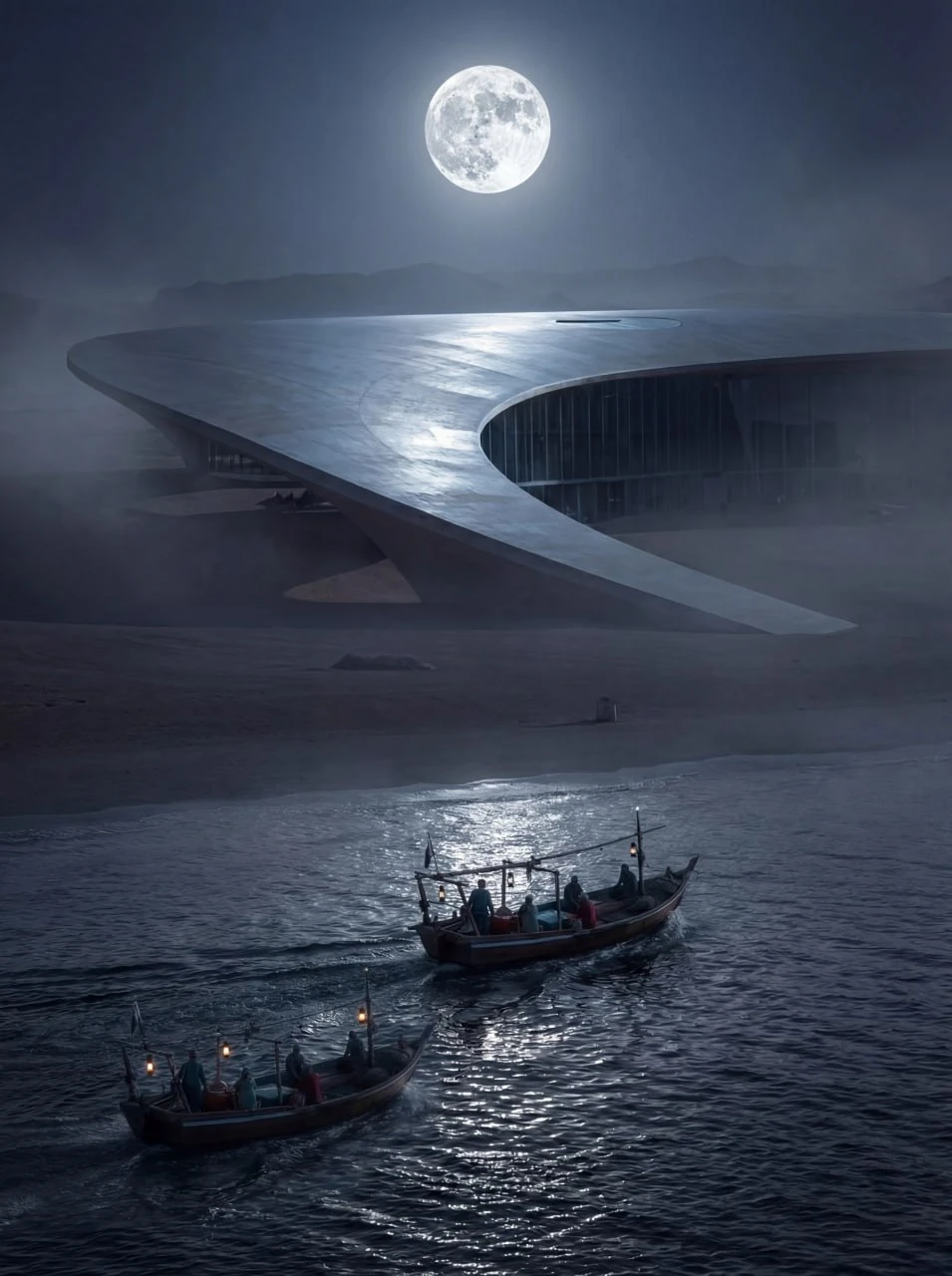 Architectural visualization created with AlphaRender
